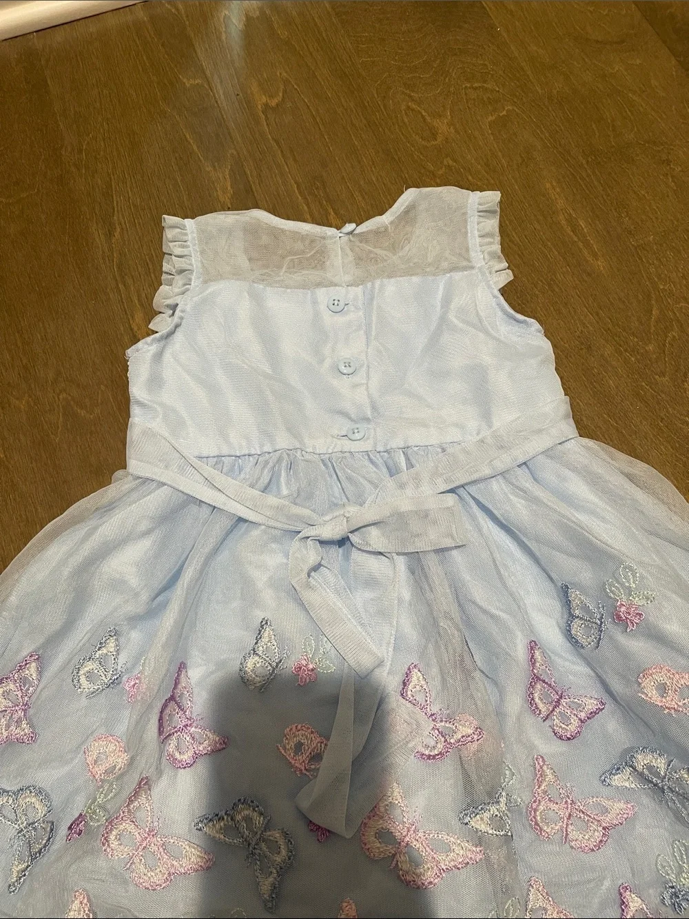 Butterfly Embroidered Tulle Dress Size 4T